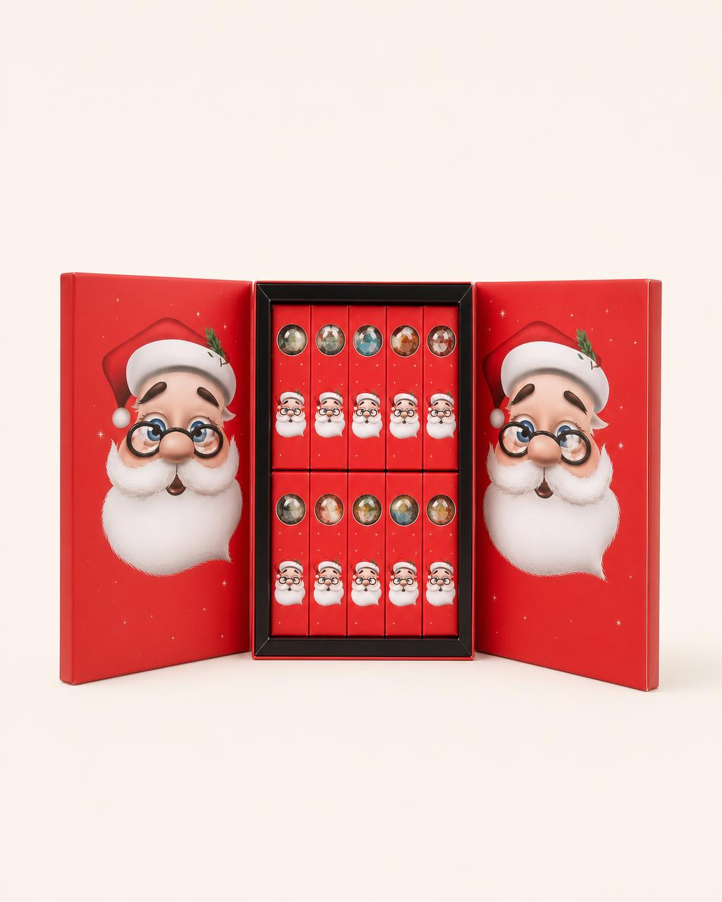 Paletas navideñas en caja de regalo