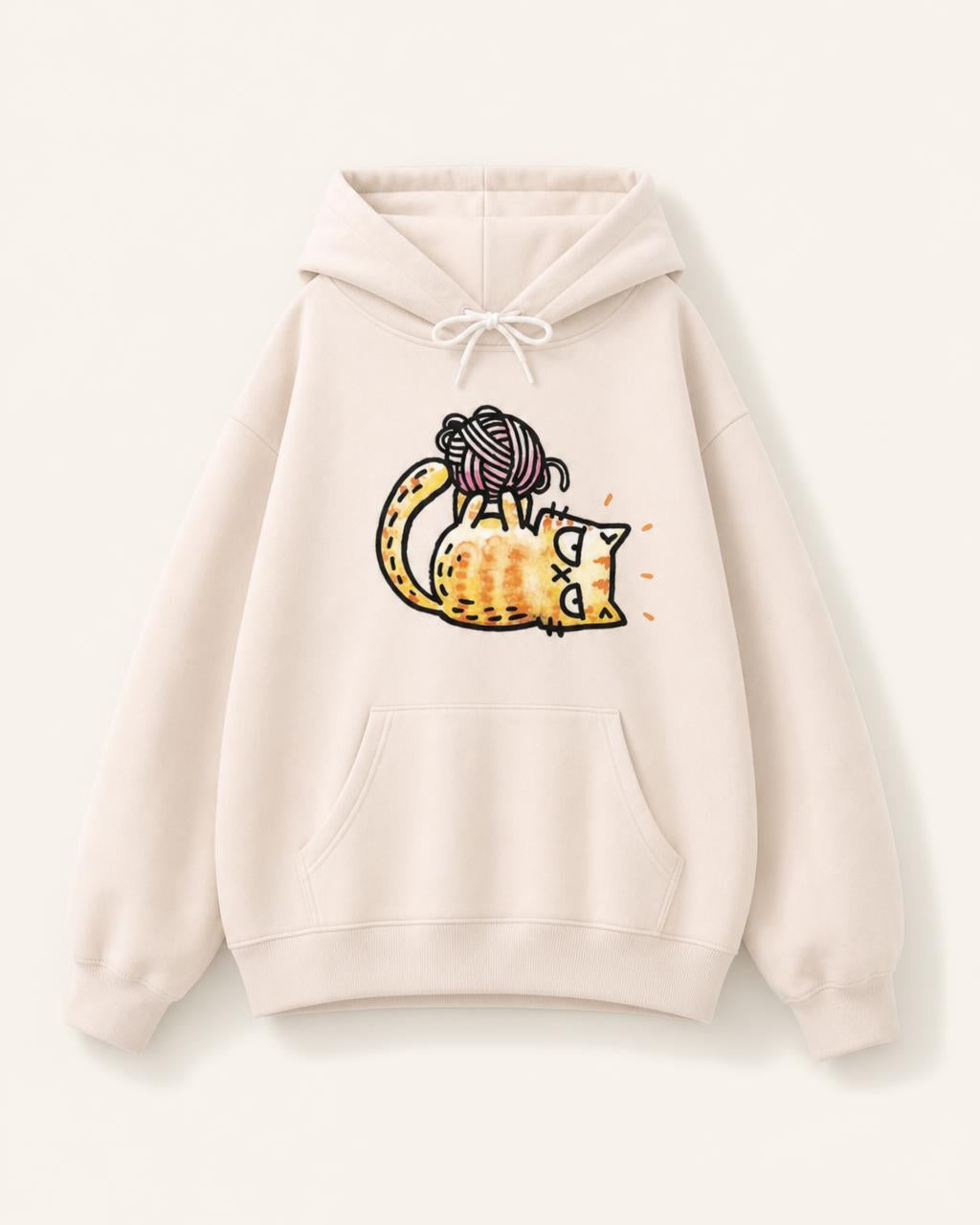 Sudadera con capucha y estampado