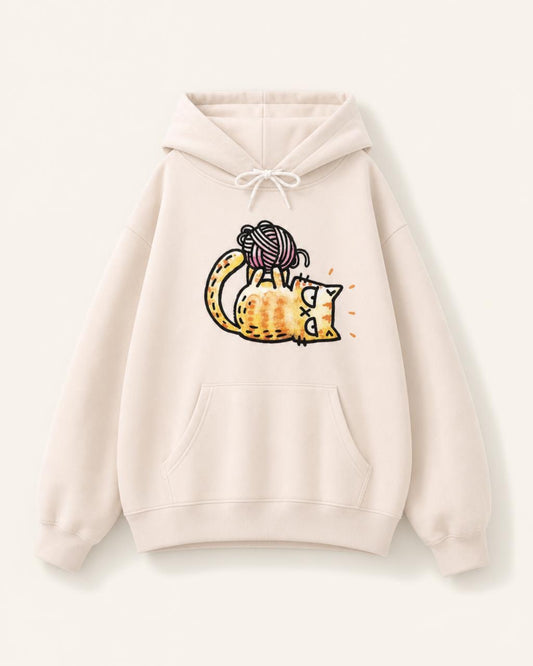 Creative Patterned Hooded Sweater for Unique Style