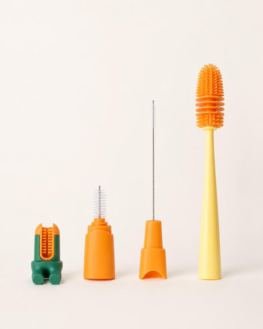 Four-in-One Food-Grade Silicone Cup Brush for Cleaning