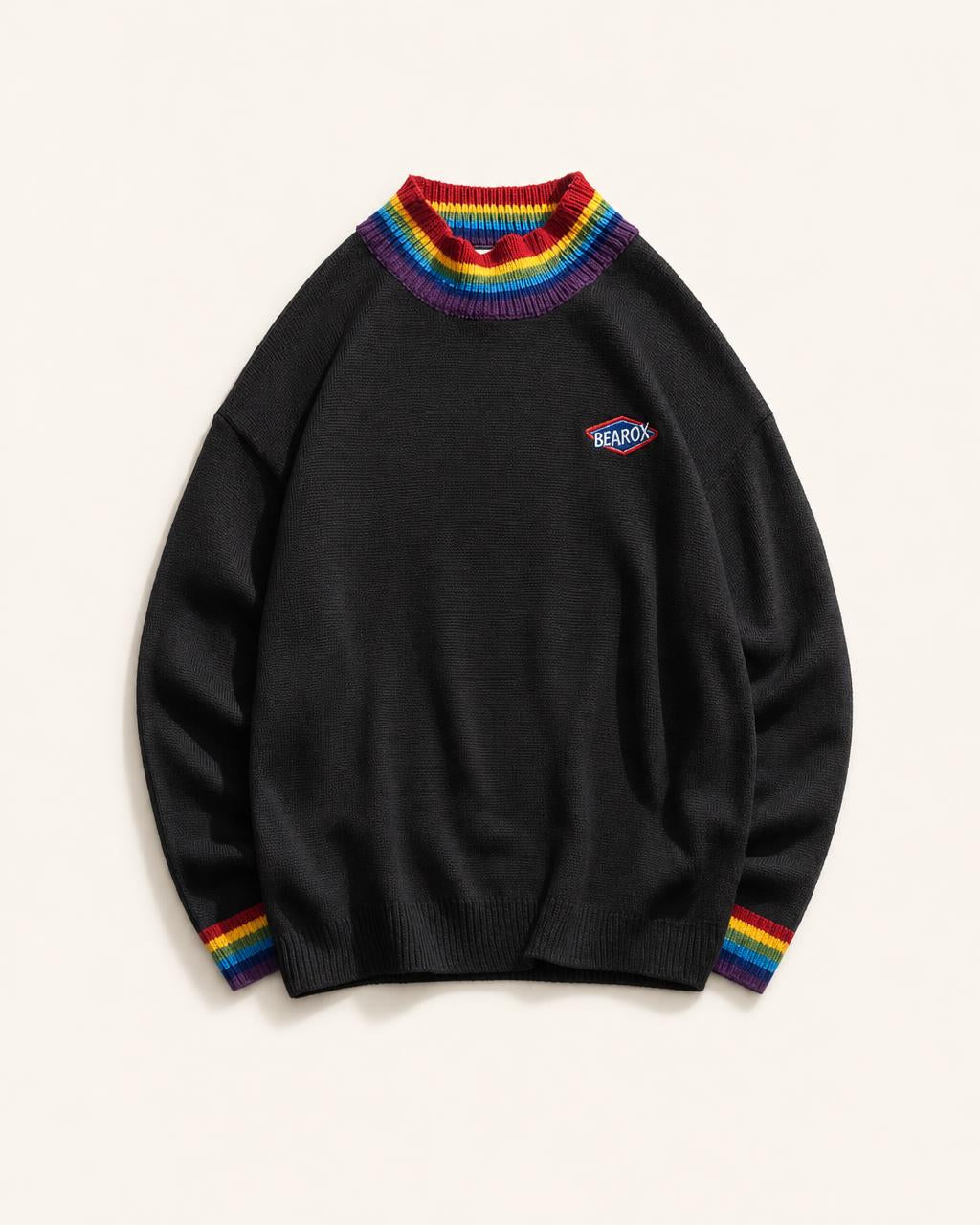 Suéter retro holgado