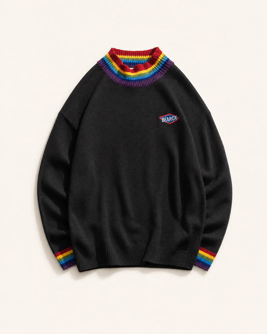 Harajuku Retro Loose-Fitting Sweater
