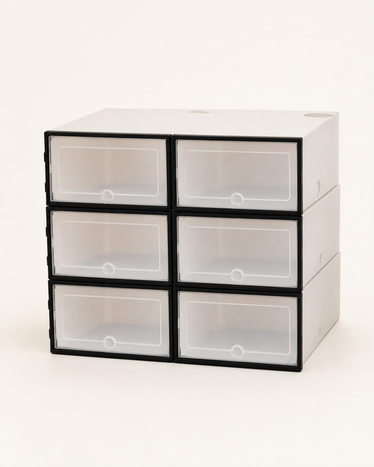 Men's Transparent Multi-Functional Plastic Shoe Box