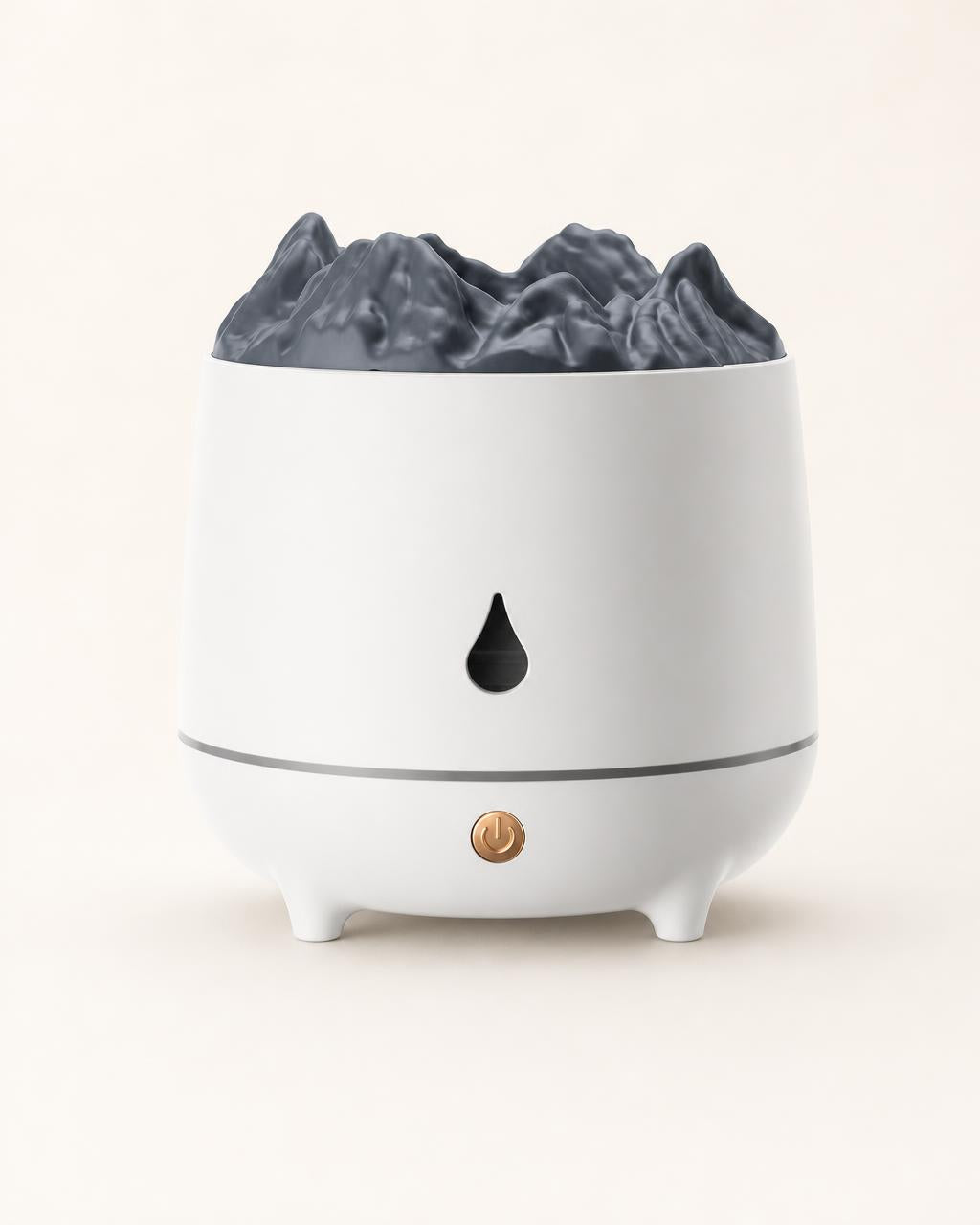 Humidificador difusor en forma de volcán