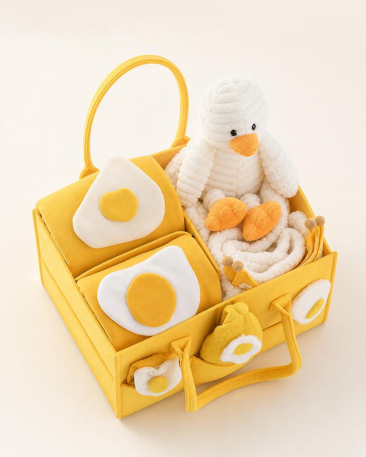 Newborn Gift Box with Summer Dress and Baby Supplies