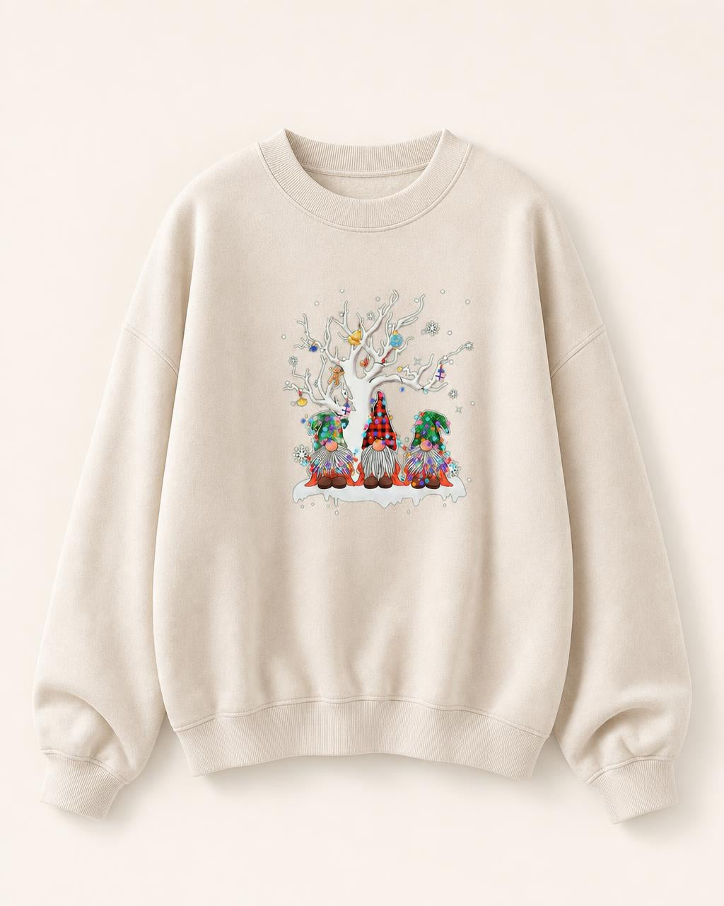 Sudadera navideña holgada afelpada