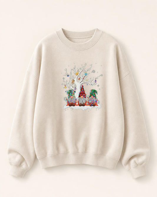 Personalized Fleece Christmas Loose Fit Sweater