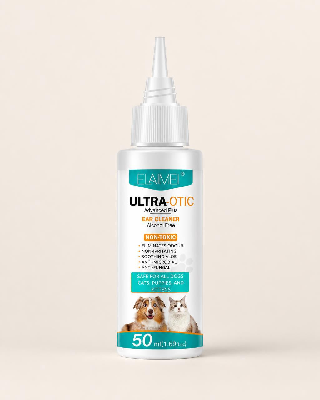 Limpiador de oídos para mascotas 50 ml