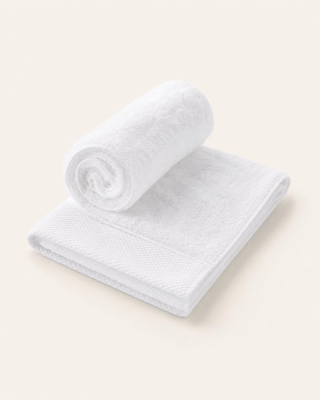 Toalla de algodón blanca extraabsorbente