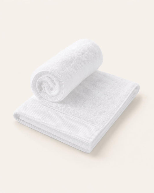 Thick Super Absorbent White Cotton Hand Towel (1pc)