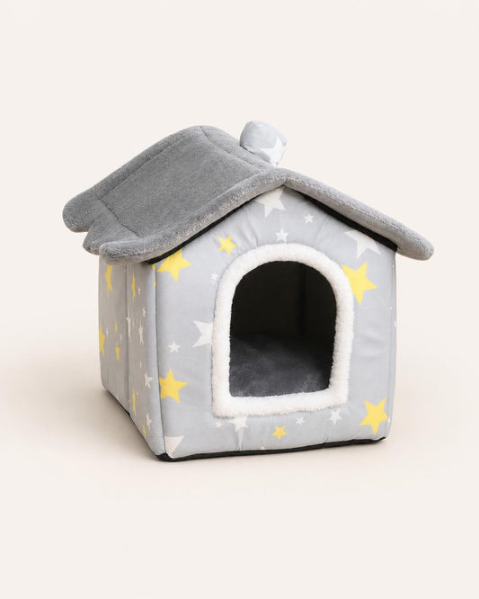 Warm Closed Dog Kennel House for Pets